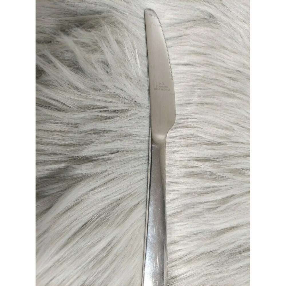 Lot of 5‎ IKEA Stainless Steel Knives Knife Rounded Handle 8 1/4